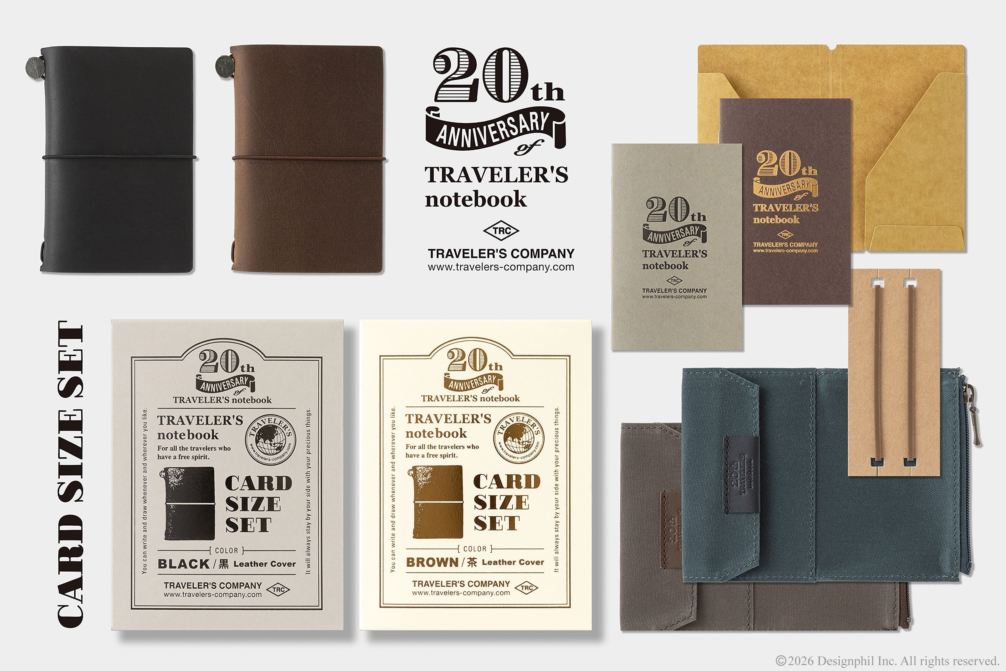 TRAVELER'S 20th Anniversary, a New Notebook Size! – Yoseka Stationery