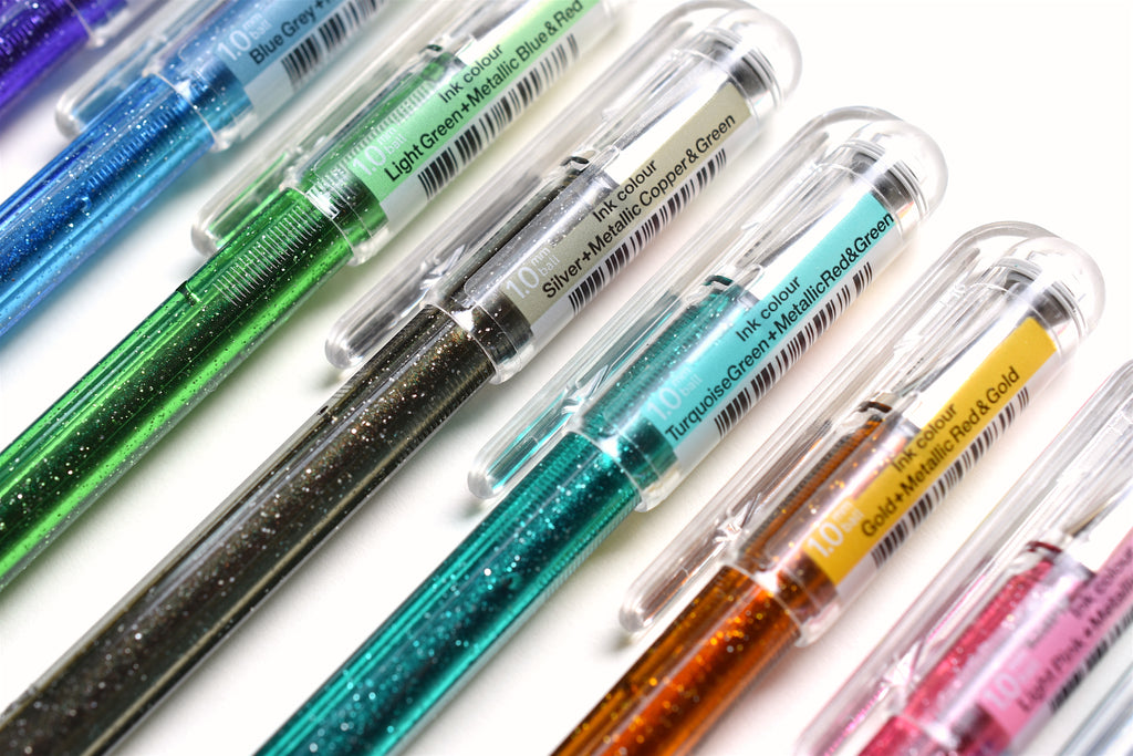 New Pentel Hybrid Dual Metallic Gel Pens
