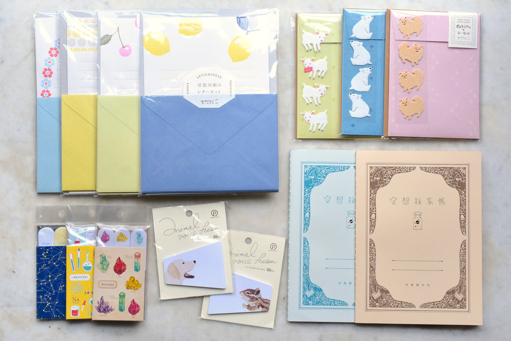 New Diary Notebooks, Letter Sets, and Fun Sticky Notes!