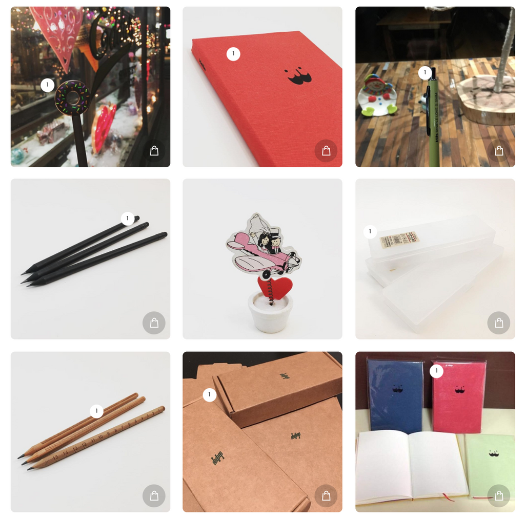 Browse and Shop Yoseka Stationery with Instagram