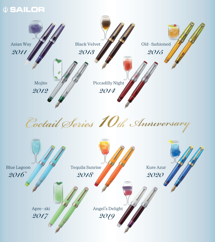 Sailor Cocktail Series Anniversary Set and Kure Azur
