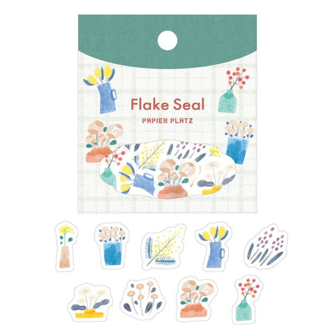 Papier Platz x Emi Nakano Flake Stickers - Flowers