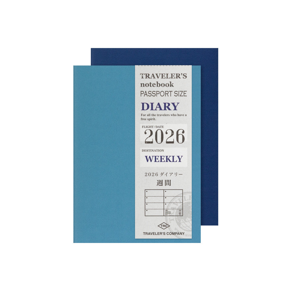 TRAVELER'S Notebook Passport Size 2026 Weekly – Yoseka Stationery