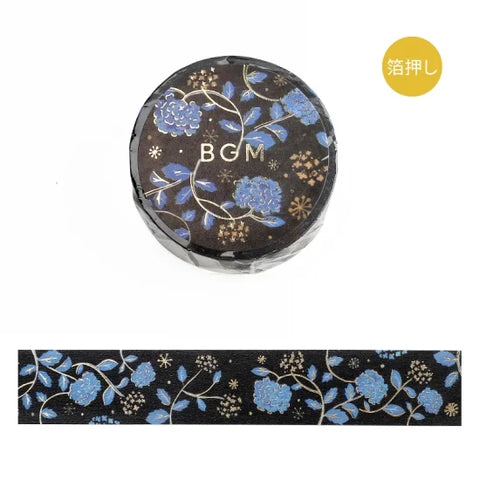 BGM Washi tape - Flower Pattern - Hydrangea