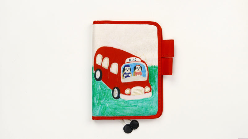 Hobonichi Original Cover - Keiko Shibata: Bus management by Mr. and Mrs. Inoue - A6