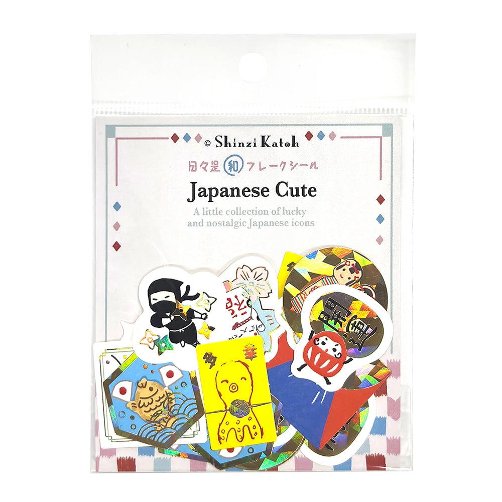 SEAL-DO Gold-Foil Flake Sticker - Japanese Cute (Coming Soon