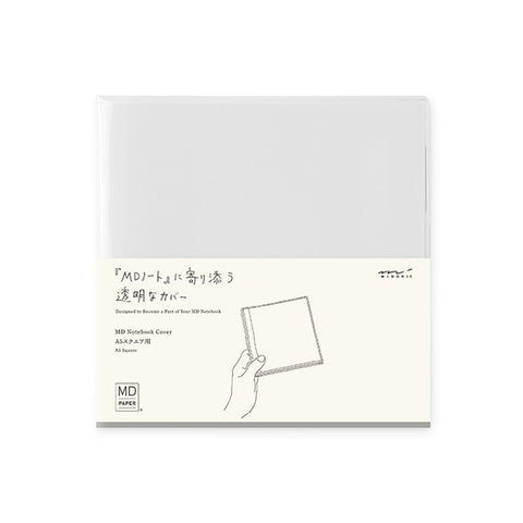 MD Notebook Cover - A5 Square - Clear
