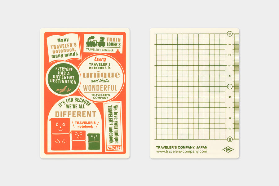 TRAVELER'S Notebook Passport Size Underlay 2027 (Pre-Order Starts Sept 7 @ 11am ET; Shipping Starts After 10/19)