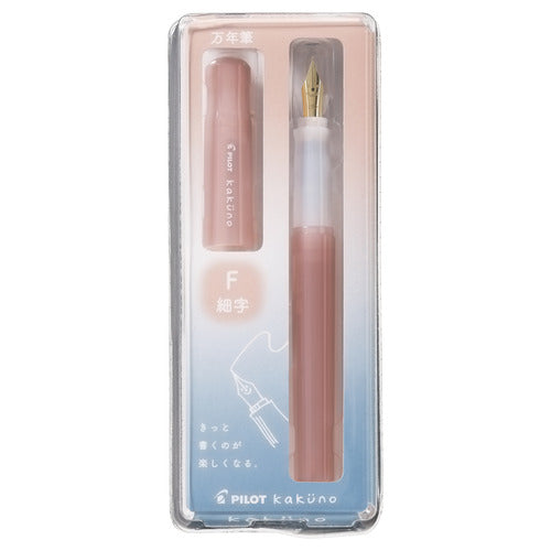 quarashi ボールペン Pilot Kakuno Fountain Pen - Madoromi Color Series - Drowsy Pink