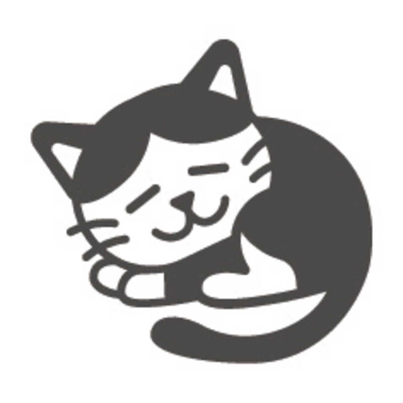 FriXion Erasable Stamp - Black - Sleepy Cat (Coming Soon)