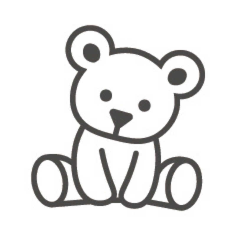 FriXion Erasable Stamp - Black - Teddy Bear (Coming Soon)