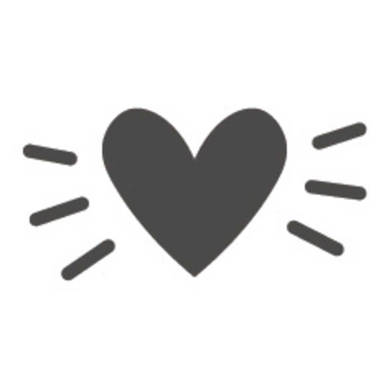 FriXion Erasable Stamp - Black - Heart 3 (Coming Soon)