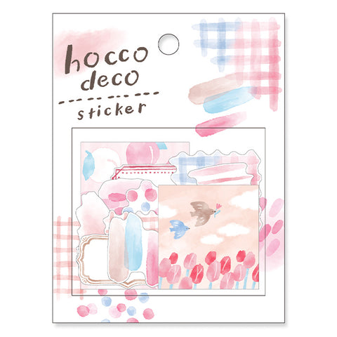 Mind Wave - Hocco Deco Sticker - Pink Bird