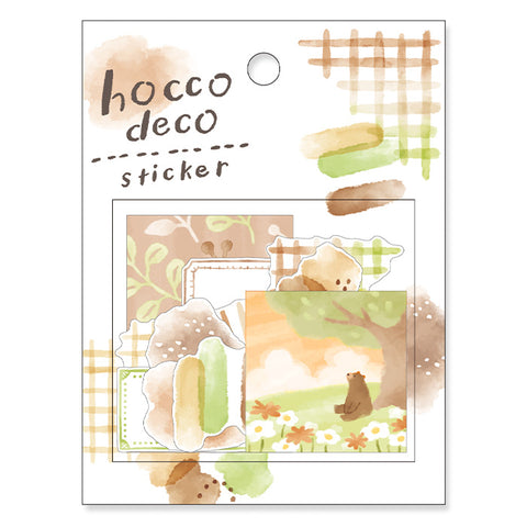 Mind Wave - Hocco Deco Sticker - Brown Bear