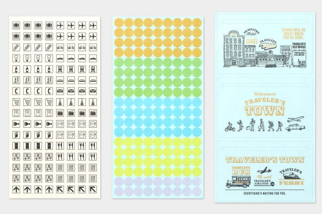 Travel Notebook Themed Stickers – Wonderland222