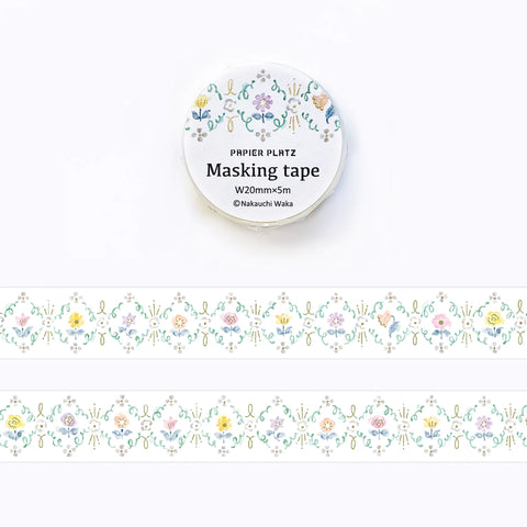 Papier Platz x Nakauchi Waka - Flower Bloom Masking Tape