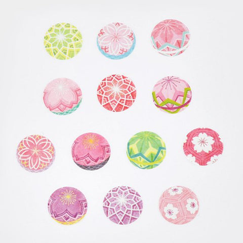 Bande Japanese Pattern - Pink Temari Balls