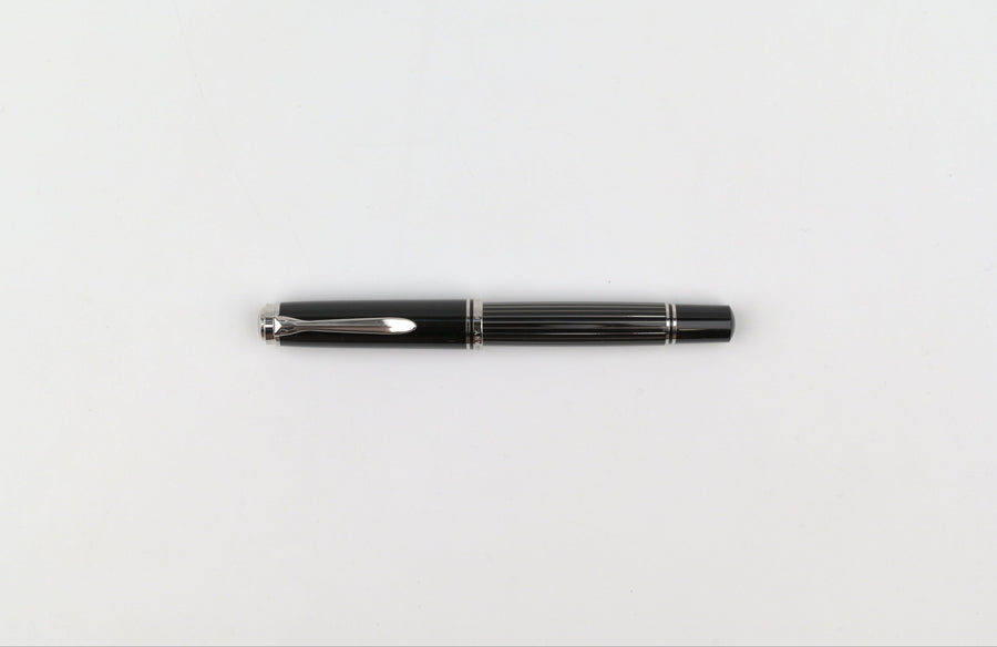 Pelikan M815 Fountain Pen - Souverän - Metal Striped - Black - Special Edition