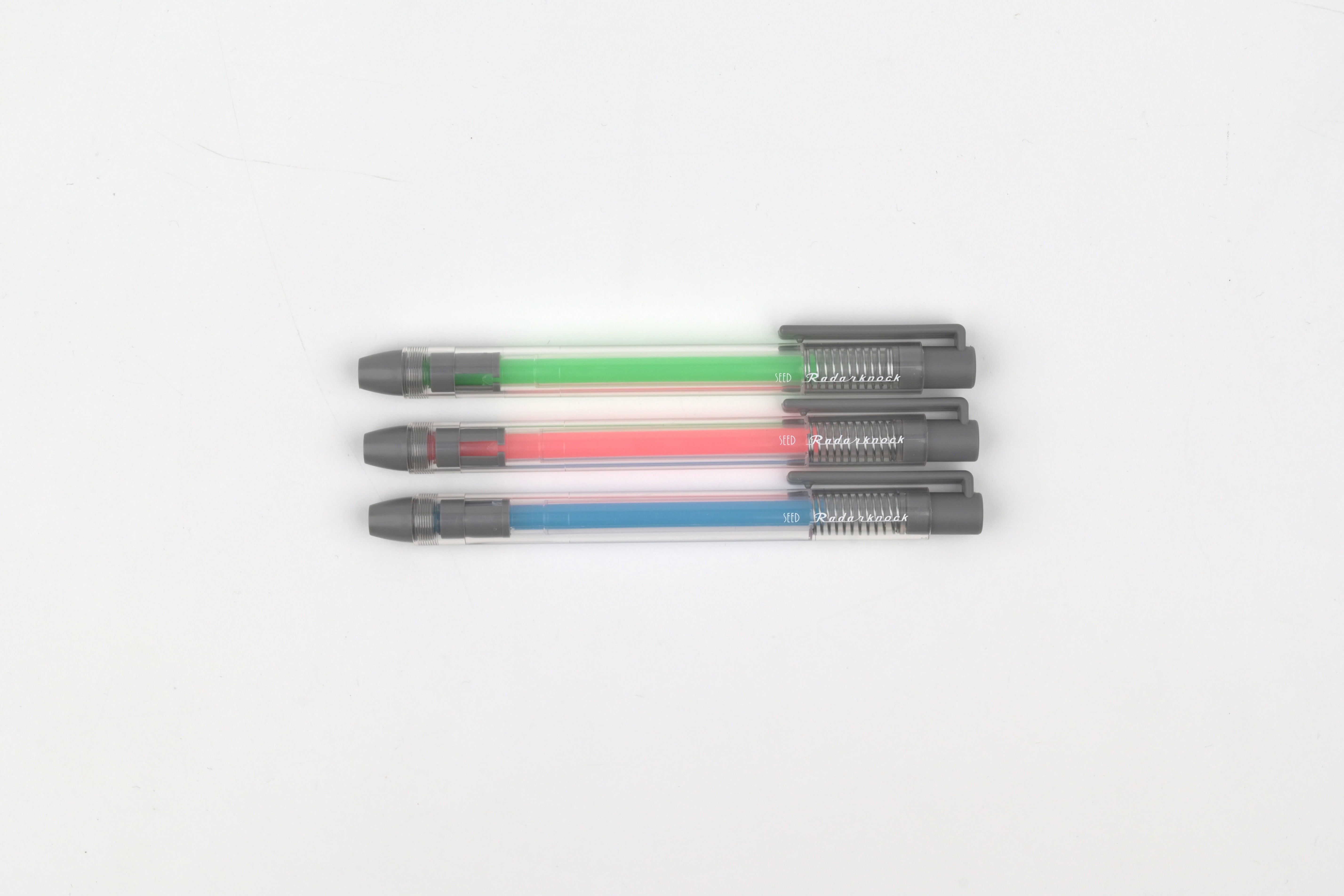 SEED Radar Knock Mechanical Eraser - Neon Color – Yoseka Stationery