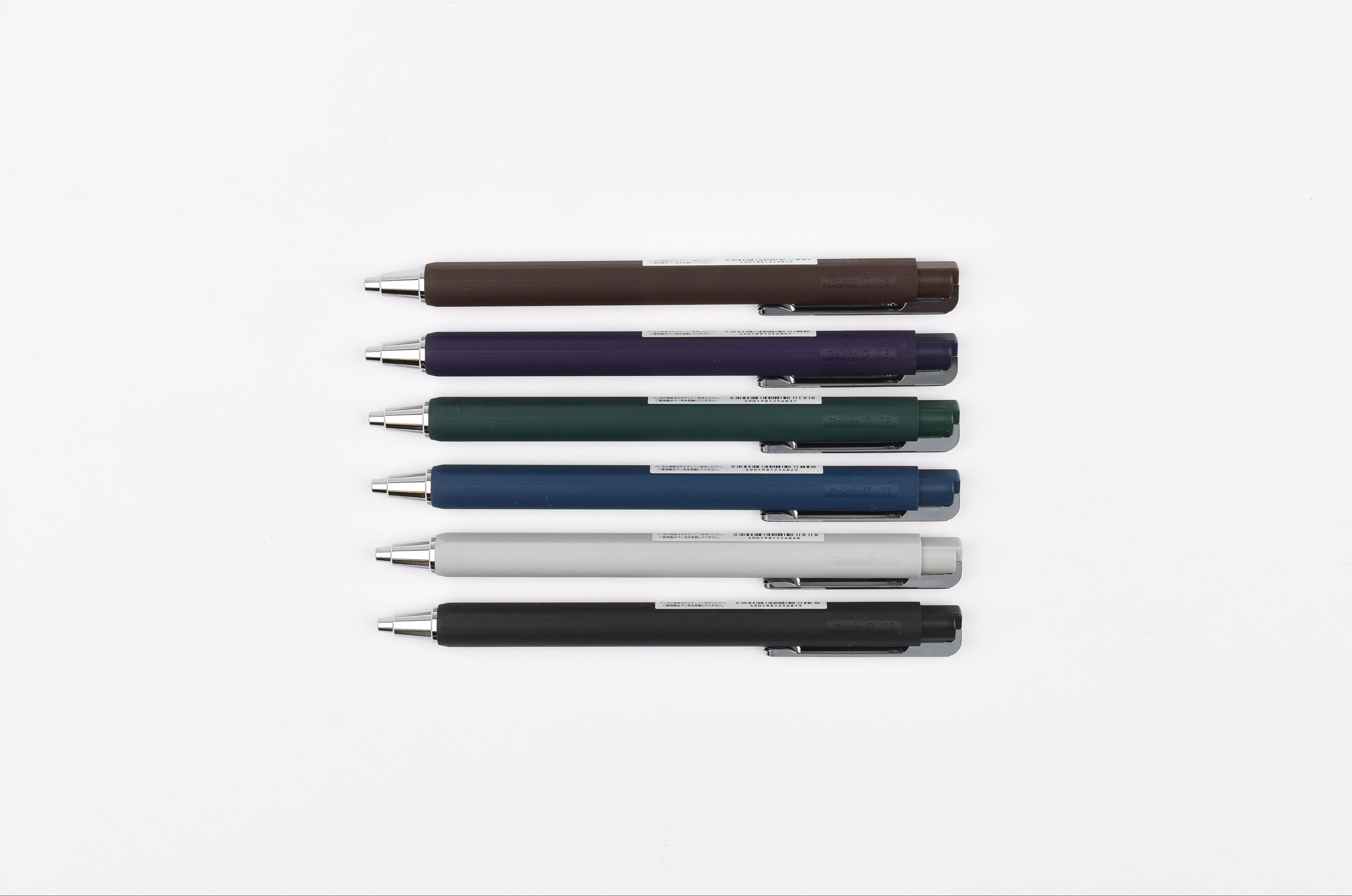 usus pi シルバーグレーボールペン Sakura Ballsign iD Single Retractable Gel Pen - 0.3mm – Yoseka