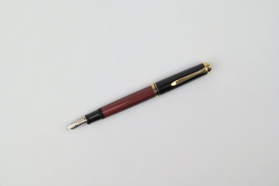 Pelikan M600 Fountain Pen - Souverän - Black-Red