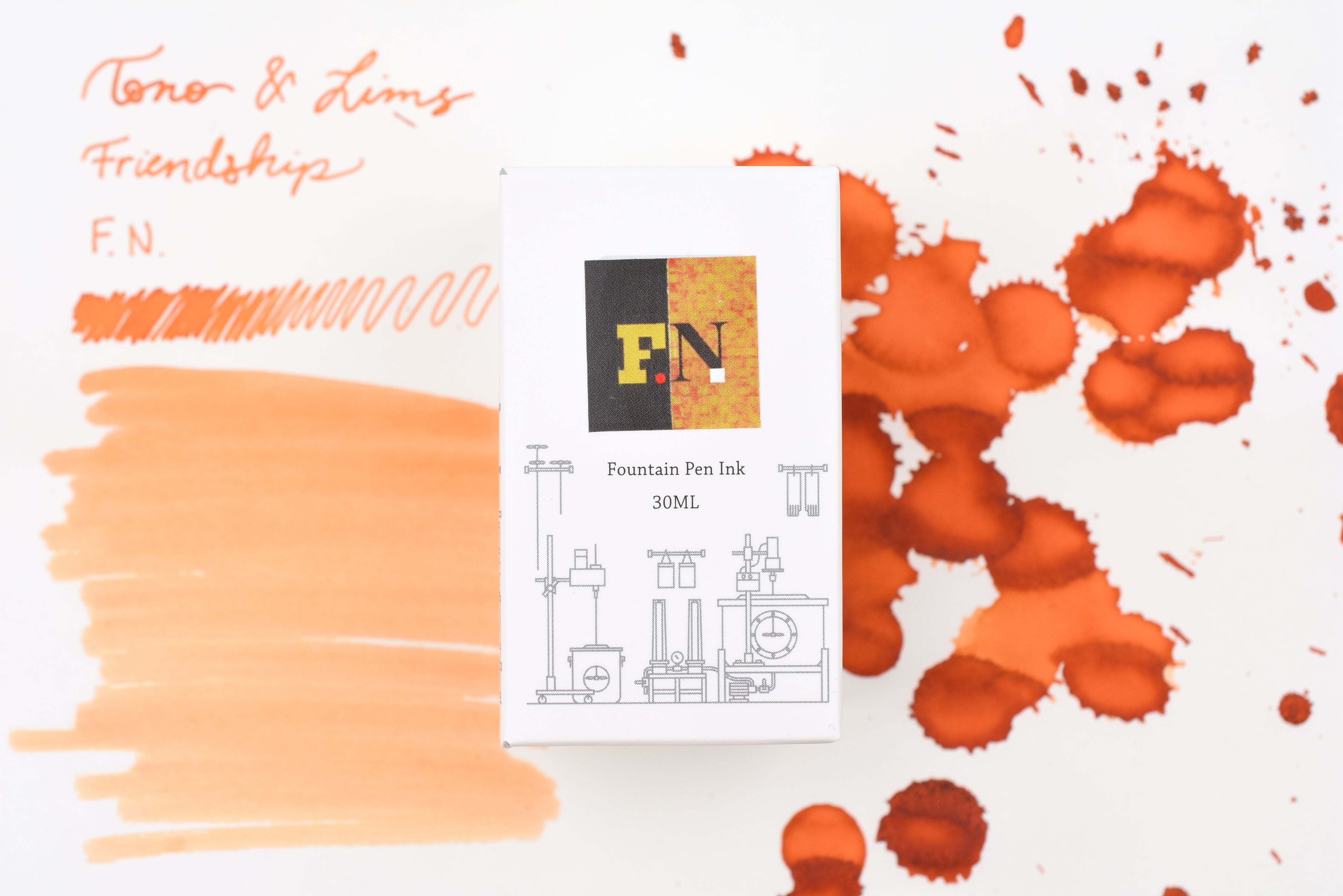 Tono & Lims Ink Bottle - Friendship - F.N. - 30ml – Yoseka Stationery