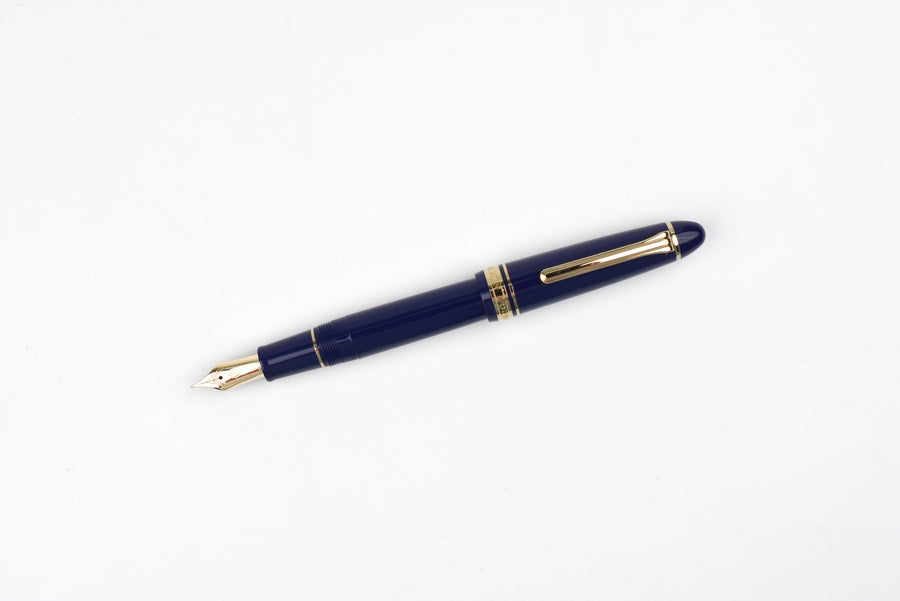 Sailor 1911 Large Fountain Pen - 14K Gold Trim - Blue