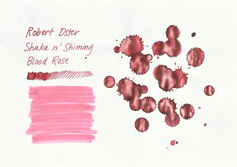 Robert Oster Signature Ink - Shake n' Shimmy - Blood Rose - 50ml