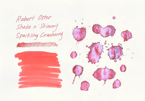 Robert Oster Signature Ink - Shake n' Shimmy - Sparkling Cranberry  - 50ml