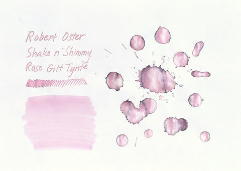 Robert Oster Signature Ink - Shake n' Shimmy - Rose Gilt Tynte - 50ml
