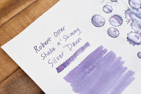 Robert Oster Signature Ink - Shake n' Shimmy - Silver Dawn - 50ml