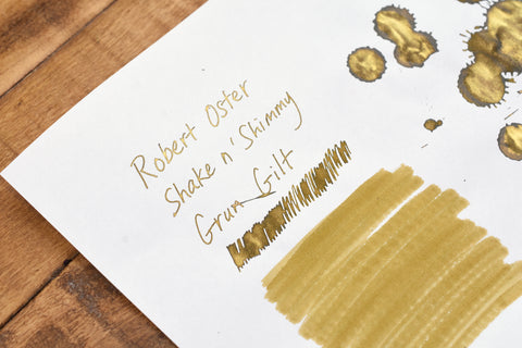 Robert Oster Signature Ink - Shake n' Shimmy - Grun-Gilt - 50ml