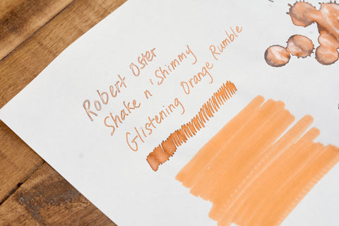 Robert Oster Signature Ink - Shake n' Shimmy - Glistening Orange Rumble - 50ml