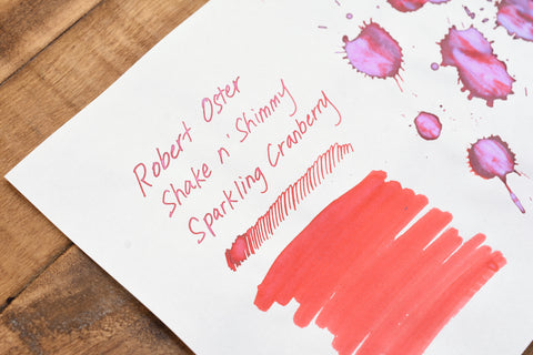 Robert Oster Signature Ink - Shake n' Shimmy - Sparkling Cranberry  - 50ml