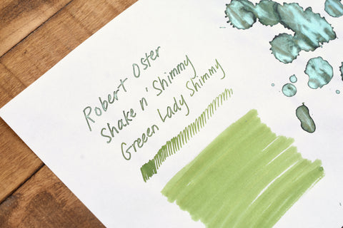 Robert Oster Signature Ink - Shake n' Shimmy - Green Lady - 50ml