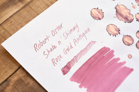 Robert Oster Signature Ink - Shake n' Shimmy - Rose Gold Antiqua - 50ml