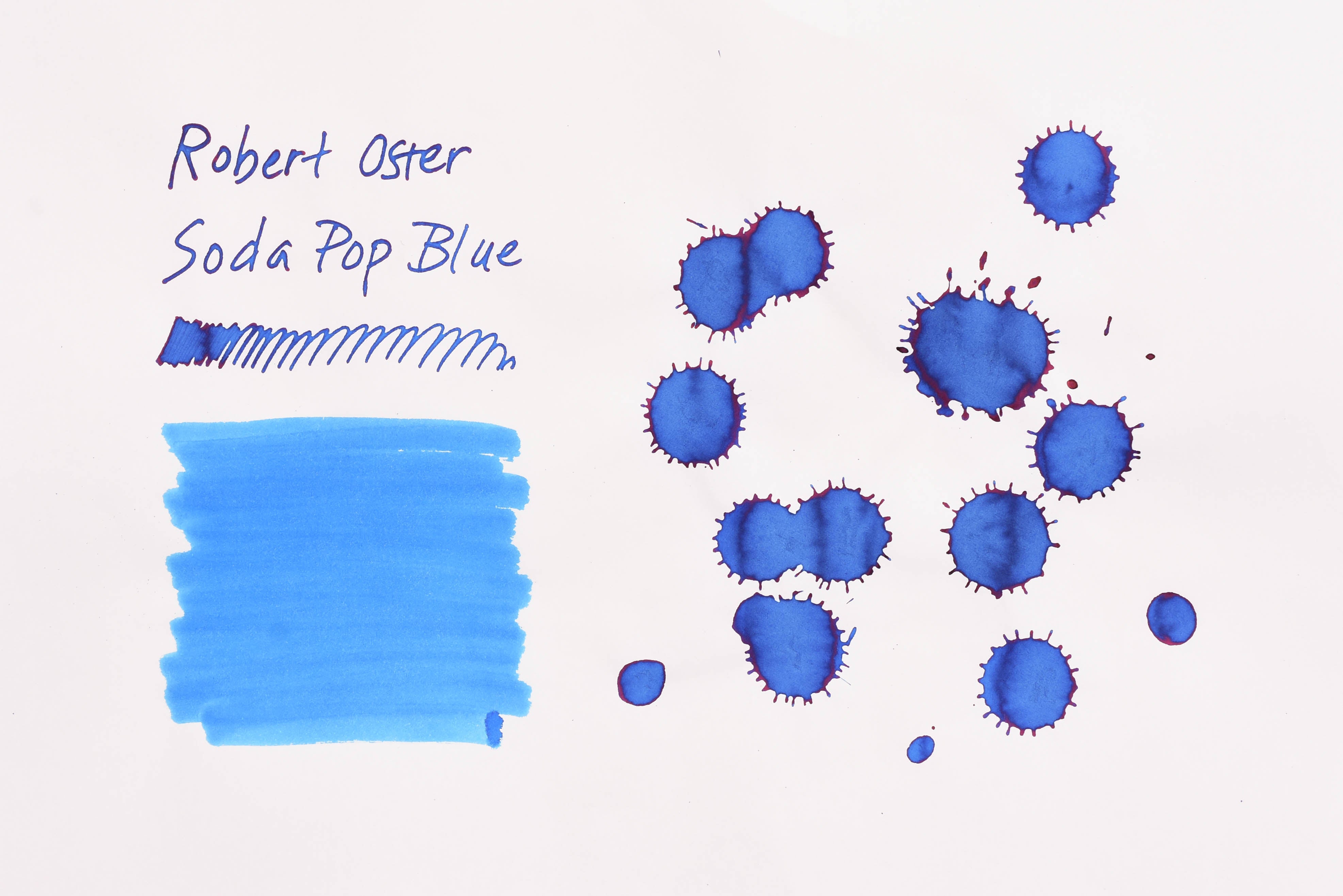 Robert Oster Signature Ink - Soda Pop Blue - 50ml – Yoseka Stationery
