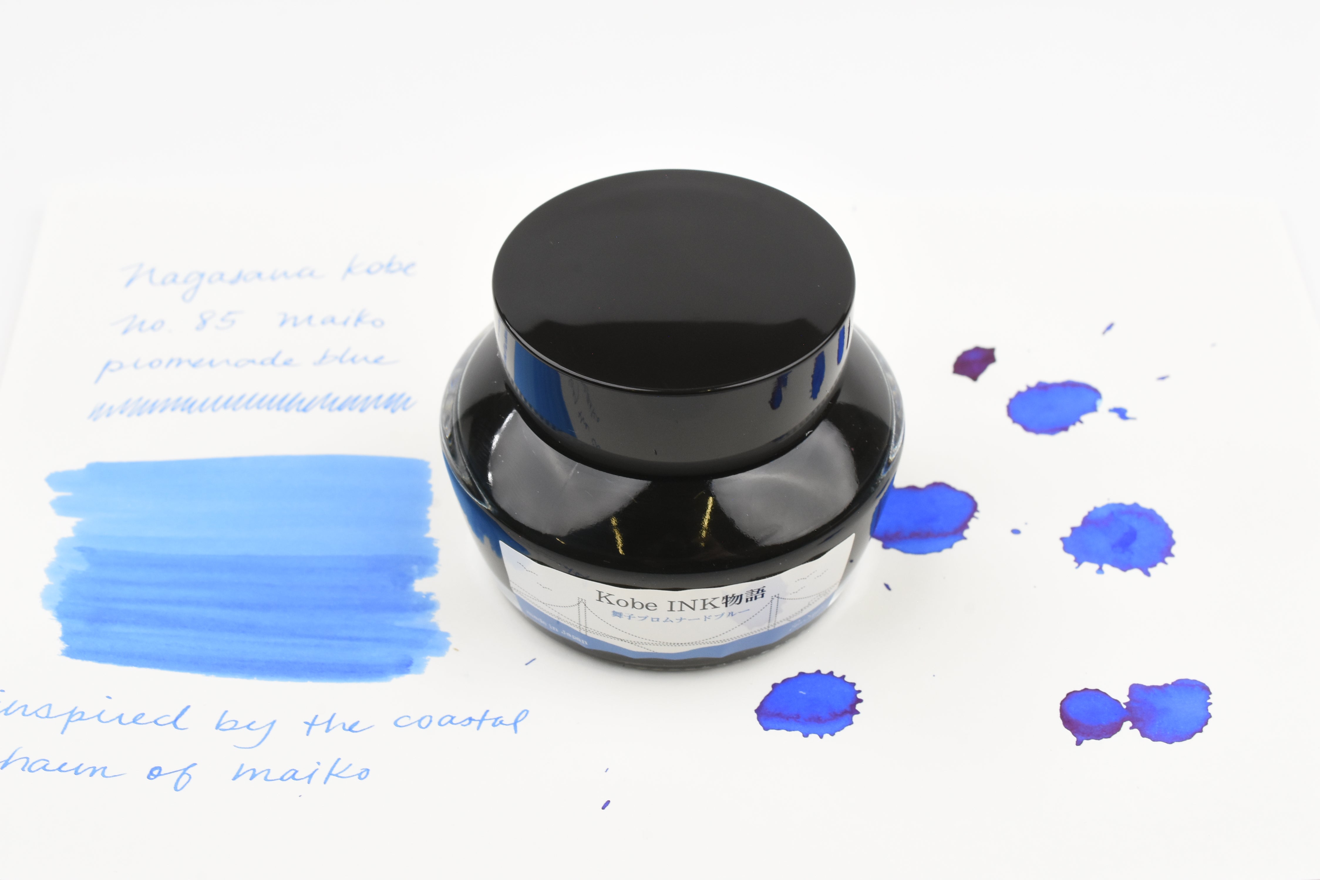Nagasawa Kobe Ink No.85 Maiko Promenade-blue – Yoseka Stationery