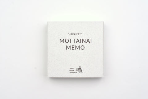 Takeo Paper Products - Mottainai Memo - Ingres Color