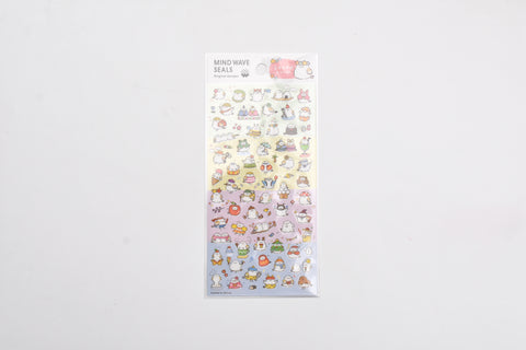 Mind Wave - Seal Stickers - Shimaenaga