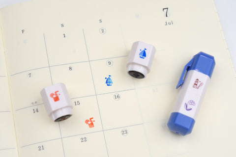 Eric Small Things x SANBY Self-inking Schedule Icon Stamp