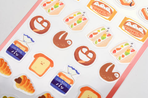 Furukawa Paper Sticker Sheet - Sweets Animal Workshop - Pan