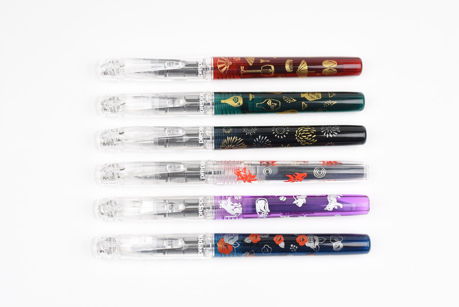 Platinum Preppy Fountain Pen - 和Wa Modern Maki-e - Edo-Monogatari - Third Limited Edition
