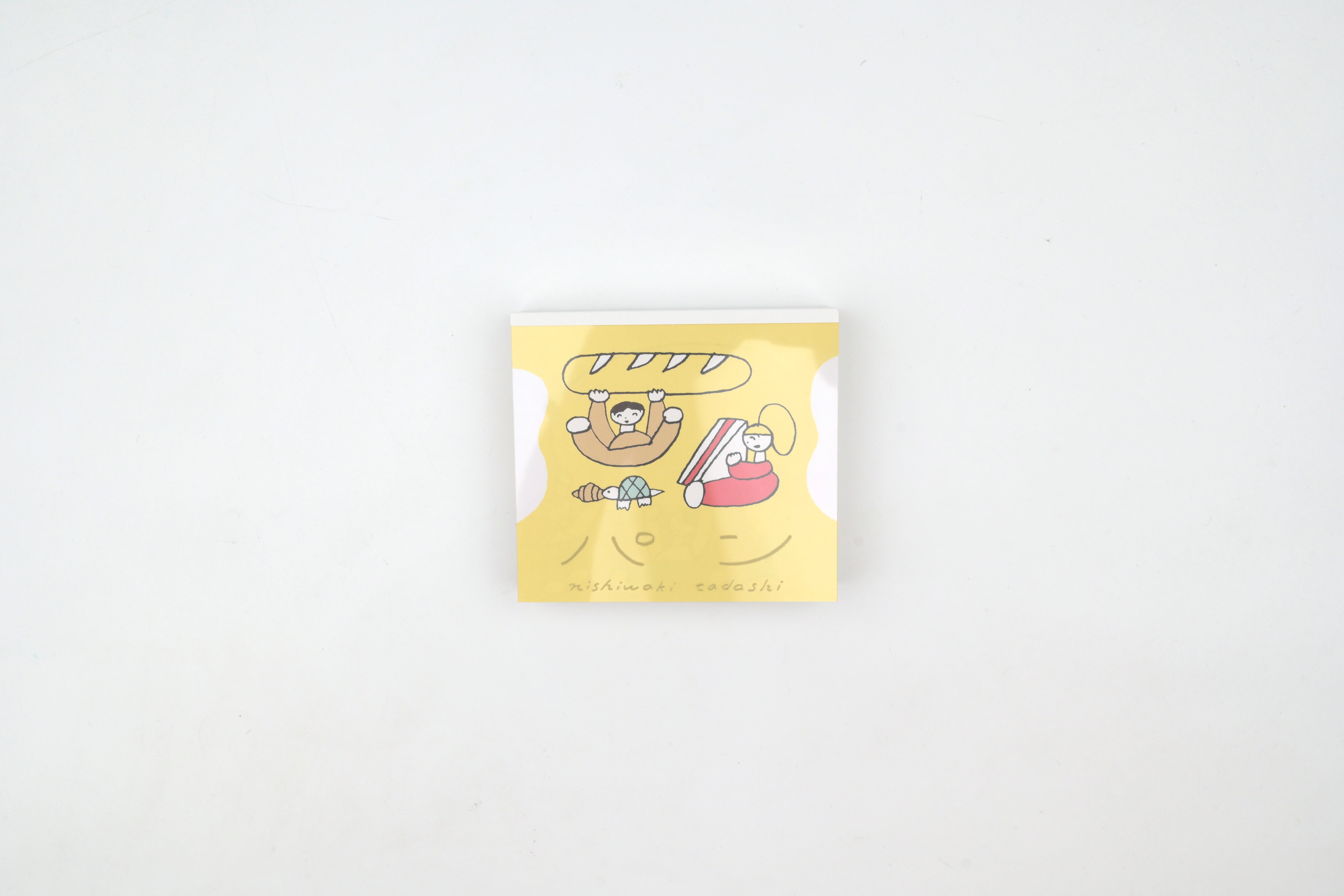 nishikyakkoオーダーページ Cozyca - Tadashi Nishiwaki Memo Pad - Bread – Yoseka Stationery