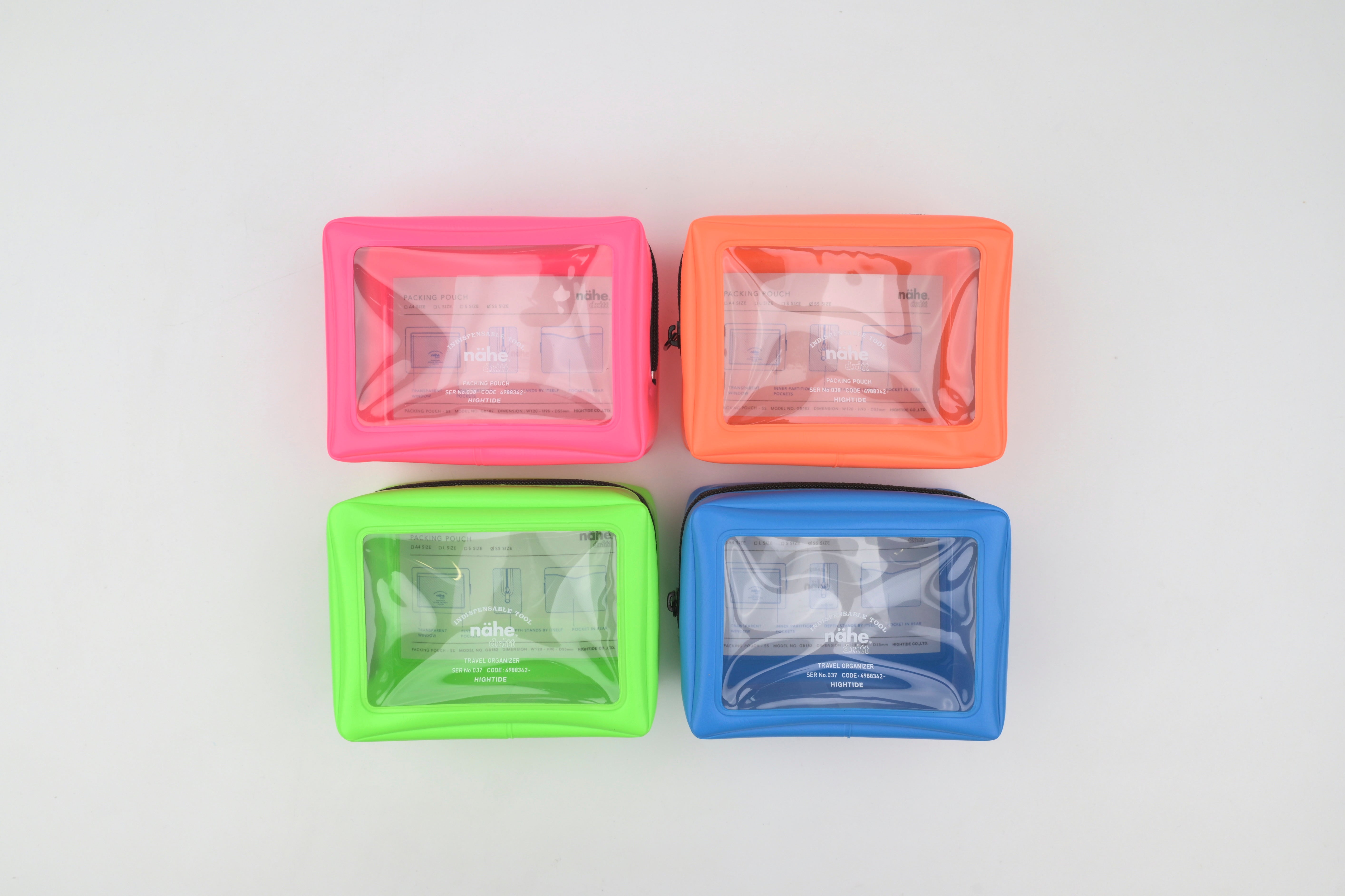 新品未開封　DENKOSEKKA Pouch Nähe Packing Pouch - Neon - Extra Small – Yoseka Stationery