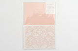 Midori Watermark Letter Set - Flower Pink