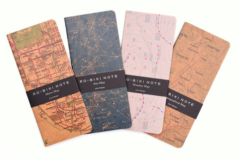 Yamamoto Paper Ro-Biki Note - Map Series