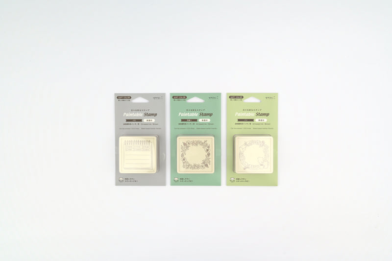 Midori Paintable Stamp - Brown Ink