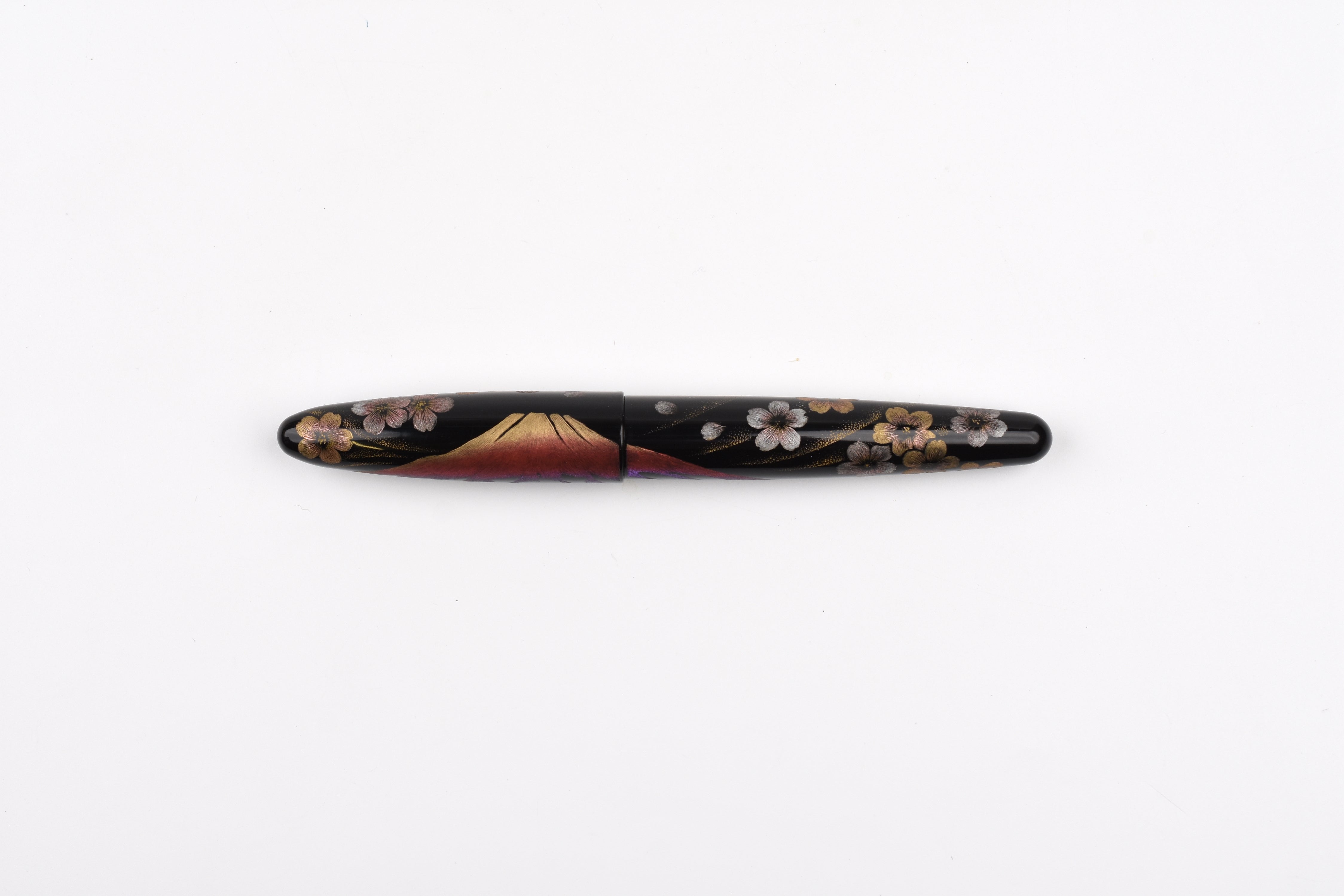 Taccia Empress Fountain Pen - Aka-Fuji & Sakura Chinkin Yozakura