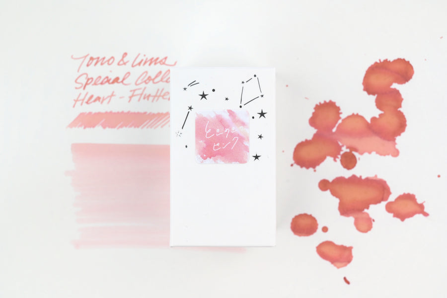 Tono & Lims Ink Bottle - Special Collaboration - Heart-Fluttering Pink (ときめきのピンク) - 30ml
